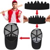 Black Baseball Caps Inserts Flexible Hat Liner Cap Fitter Inserts