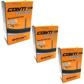 Continental Race 28 700 x 25-32c Bike Inner Tubes with Presta 60mm Valve (Set of 3)