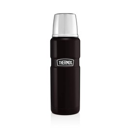 Thermos 190755 Stainless Steel King Flask, Matt Black, 470 ml