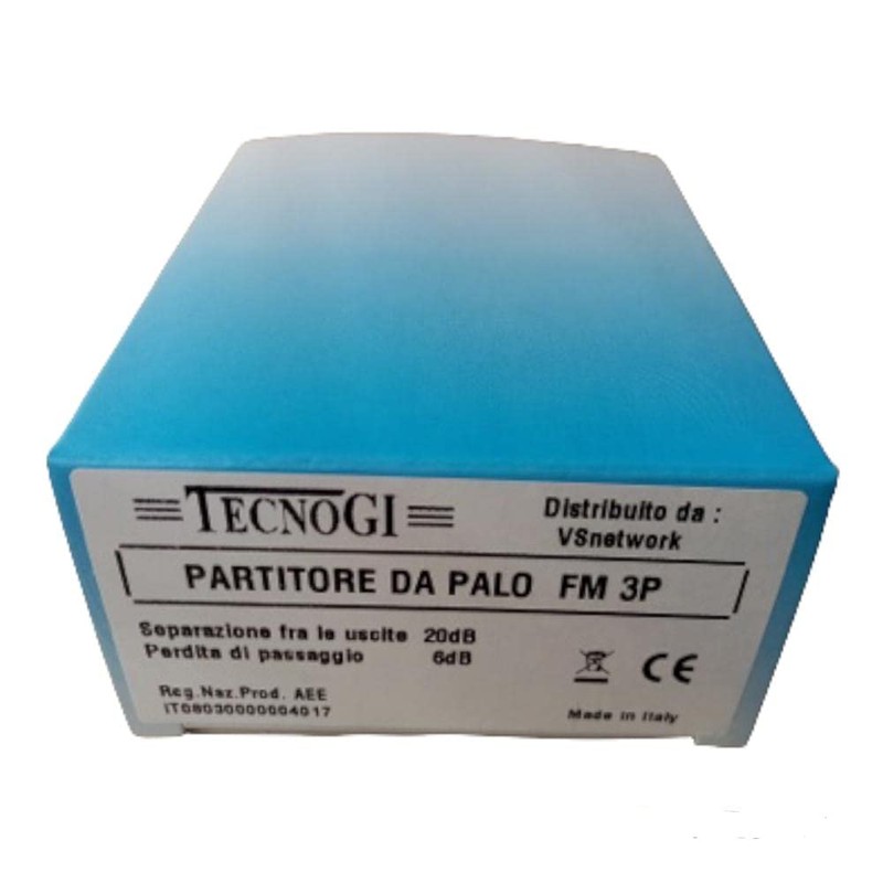 Vsnetwork DTTT Terrestrial Antennas 1 Input / 3 Outputs for