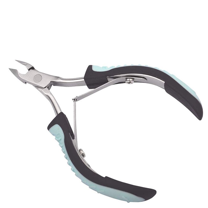 IVON DQ-01 Professional Non-Slip Stainless Steel Cuticle Cutter,Blue