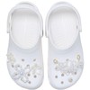 Crocs White Pearl Beads, Pack of 5