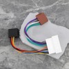 YINETTECH 2pcs Car Radio Adapter Cable ISO Harness Compatible with