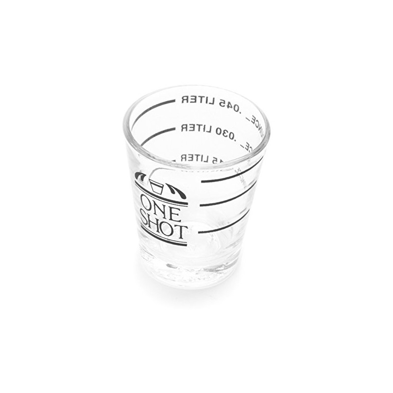 Fox Run Measurment Shot Glass, 2 x 2 x 2.25