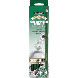 General's Kimberly Graphite Drawing Pencils, HB Hardness, Pack of 12