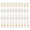 40Pcs Lobster Claw Clasps Zinc Alloy Gold Silver Color Glossy