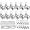 Sissinda 5/8'' Keyed Alike Cabinet Locks with Keys, 12 Packs,