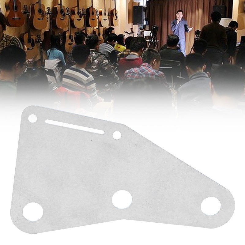 Guitar Pickguard Metal Silver Pick Guard Easy to Assemble for