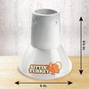 Sittin' Turkey Ceramic Beer Can Roaster & Steamer- Easily Infuse