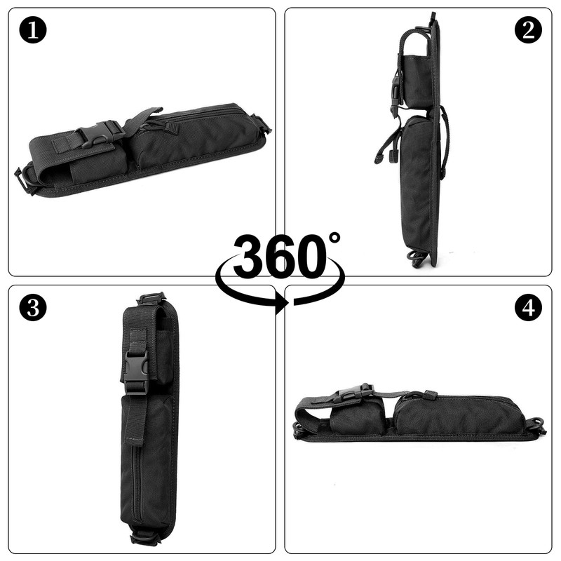 DEARBAG Premium Molle Accessory Bag, Backpack Strap Bag Made of