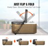 Happybuy Hot Tub Cover Lift, Adjustable 31.5"-41.3" Height, 57"-92.5" Width,