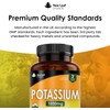 Potassium Supplements High Strength - 180 Vegan Potassium Tablets Mineral