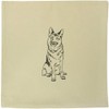 Azeeda 40cm x 40cm 'German Shepherd Dog' Canvas Cushion Cover
