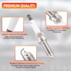 6PCS Ignition Coil & Iridium Spark Plug Packs Compatible with