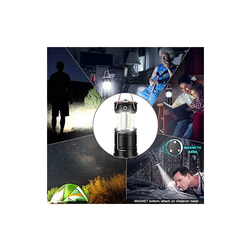 EZORKAS LED Camping Lanterns - Rechargeable & Battery Powered