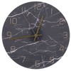 Wall Clock Nordic Decorative Marble Printing Mute Round Hanging Clock
