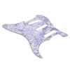 Guitar Pickguard Replacement Aluminum Foil Shielding PVC Scratch Protection Guitar