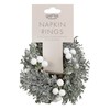 Ginger Ray Foliage Christmas Napkin Rings with Berries Tabletop Decorations