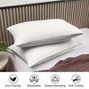 Lirex 2 Pack Pillow Cases, 100% Cotton Breathable Pillowcases, 20"X