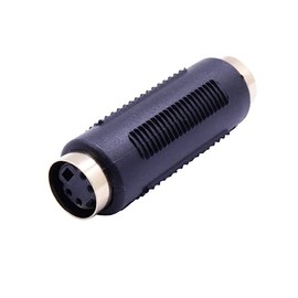 RUITEXUN S-Video Connector, S-Video 4 Terminal Female to Female Connector Stereo Audio Video Cable Adapter Coupler