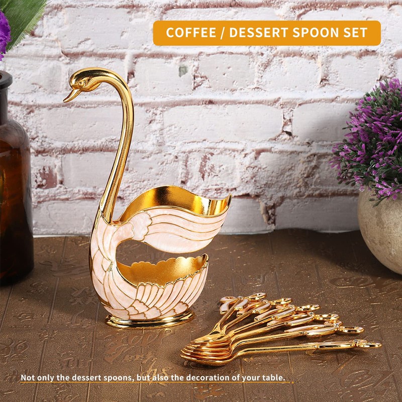 Coffee Spoon Set, 11 cm Long, 6 Coffee Spoons with