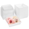 Ocmoiy Small Charcuterie Boxes with Clear Lids, To Go Paper