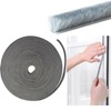 Ulifebetter 33Ft Weather Stripping Brush for Sliding, 0.35" Wide x