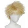 Short Blonde Wig Men Blonde Cosplay Wigs with Bangs Anime