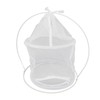 Cylindrical Iron Frame Hanging Cage Butterfly Habitat Cage Ornamental Outdoor