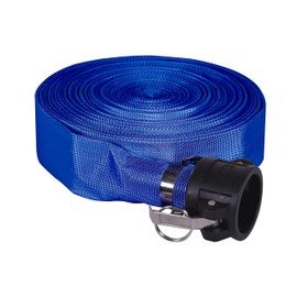 Superior Pump 99620 Lay-Flat Discharge Hose Kit, 1-1/2-Inch by 50-Foot