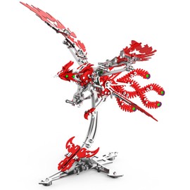 LONGPIN 3D Puzzles for Adults,Phoenix Metal Bird Puzzle Building Set - Family Bonding Activity & Premium Home Decor Crafts for Birthday