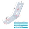 OTTFF 6 Pack 45 Degree Angle Bracket Fitting for 1-5/8"