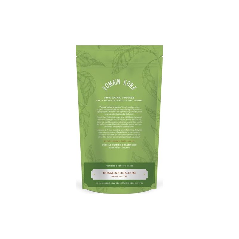 100% Kona Coffee - Extra Fancy grade - GROUND -