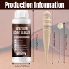 Leather Edge Sealer, Leather Burnishing Gum Smooth and Glossy Edge