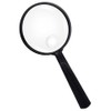 Feosky Handheld Reading Magnifier, 10X Magnifier, 75mm Shatterproof Lens, Adults