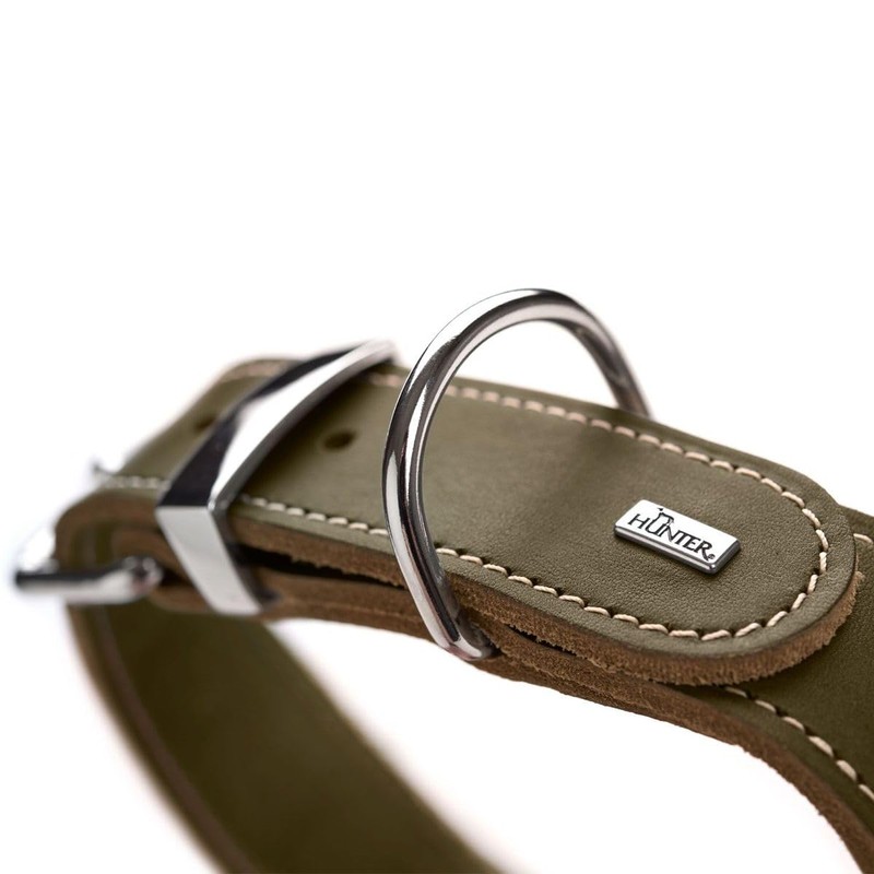 HUNTER Collar Aalborg Special, 50 67273 Soft genuine cow leather,