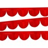 Weddecor Red Silk Detachable Swag For Decorating Background Fabric Curtains,