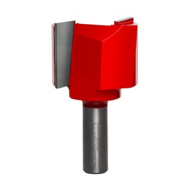 Freud 1-3/4" Double Flute Straight Router Bit with Tico Hi-Density Carbide for Maximum Performance - Ideal for Grooving & Edge Routing, 1-3/4" Diameter, 1/2" Shank, 3" Length, 2 Cutters - 12-194