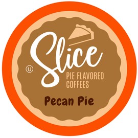 Slice Flavored Coffee Pods for Keurig K Cup Brewers, Pecan Pie, 40 Count