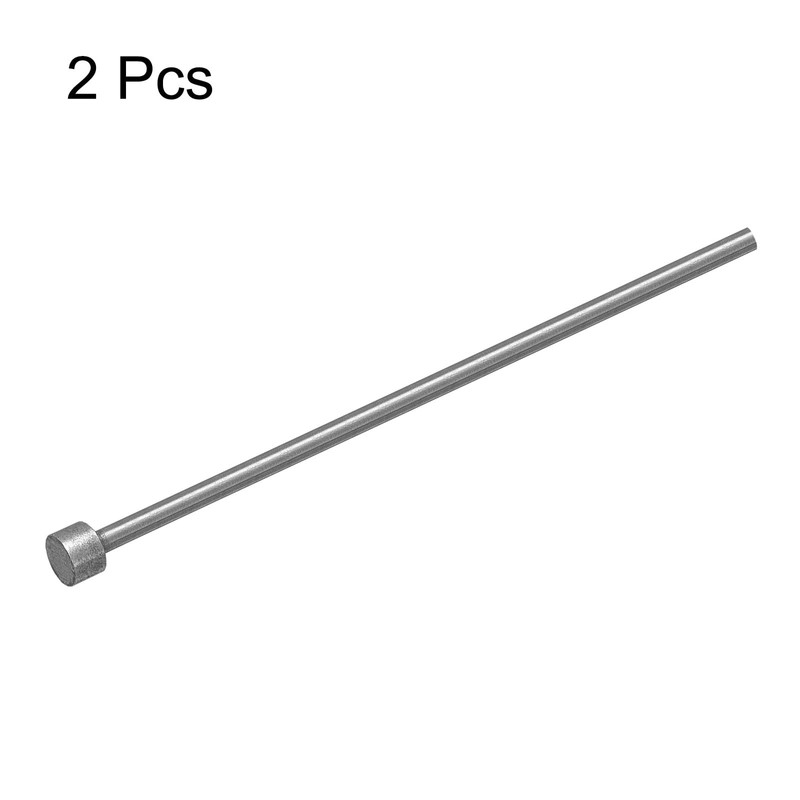 uxcell 2Pcs Straight Ejector Pins, 2.5mm (3/32") Dia. 65Mn Steel