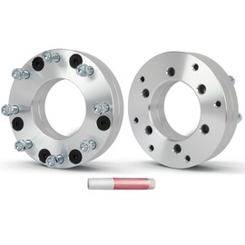 OCPTY 2PCS 2" 6x5.5 to 8x180 Wheel Spacers Adapters Lug Centric 6 Lug 14x1.5 108mm Compatible with for Escalade 1999-2023| for Escalade ESV 2023-2023