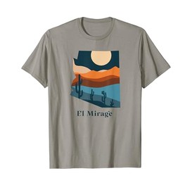 El Mirage Arizona Desert Style Boho AZ Landscape T-Shirt