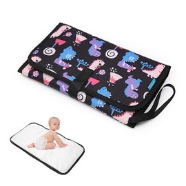 Baby Changing Mat, Portable Changing Mat, Changing Mat for On the Go, Travel Changing Mat, Waterproof, Foldable, for Babies Travel, Baby Shower Gifts