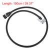 X AUTOHAUX 100cm Tire Chuck Inflator Pump Hose Adapter Valve