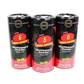 Sun-Glo Shuffleboard Powder Speed #6 - 3 Pack / Cans