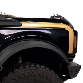 IAG Off-Road Boss Style Vinyl Stripe Kit (Gold) for Ford Bronco 4 Door 2021+ (Not Sport or Raptor)