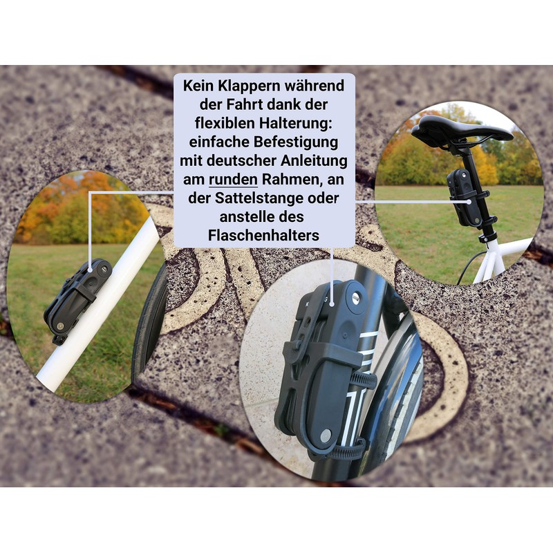 Kohlburg Small And Lightweight Folding Bicycle Lock, Weight: 690 g,