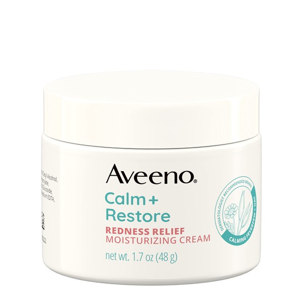 Aveeno Calm + Restore Facial Cream for Redness Relief, Soothing