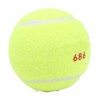 3Pcs Training Tennis Balls 2.6in Chemical Fiber Silicone Accurate Portable