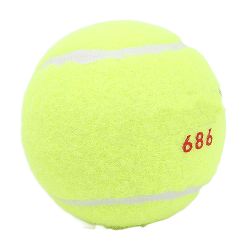 3Pcs Training Tennis Balls 2.6in Chemical Fiber Silicone Accurate Portable